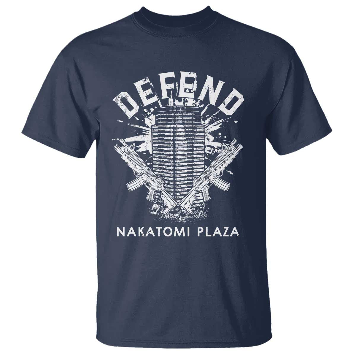 defend-nakatomi-plaza-funny-christmas-t-shirt
