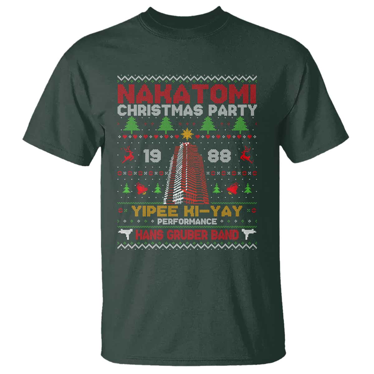 christmas-nakatomi-t-shirt-yipee-ki-yay-performance-hans-grubrer-band