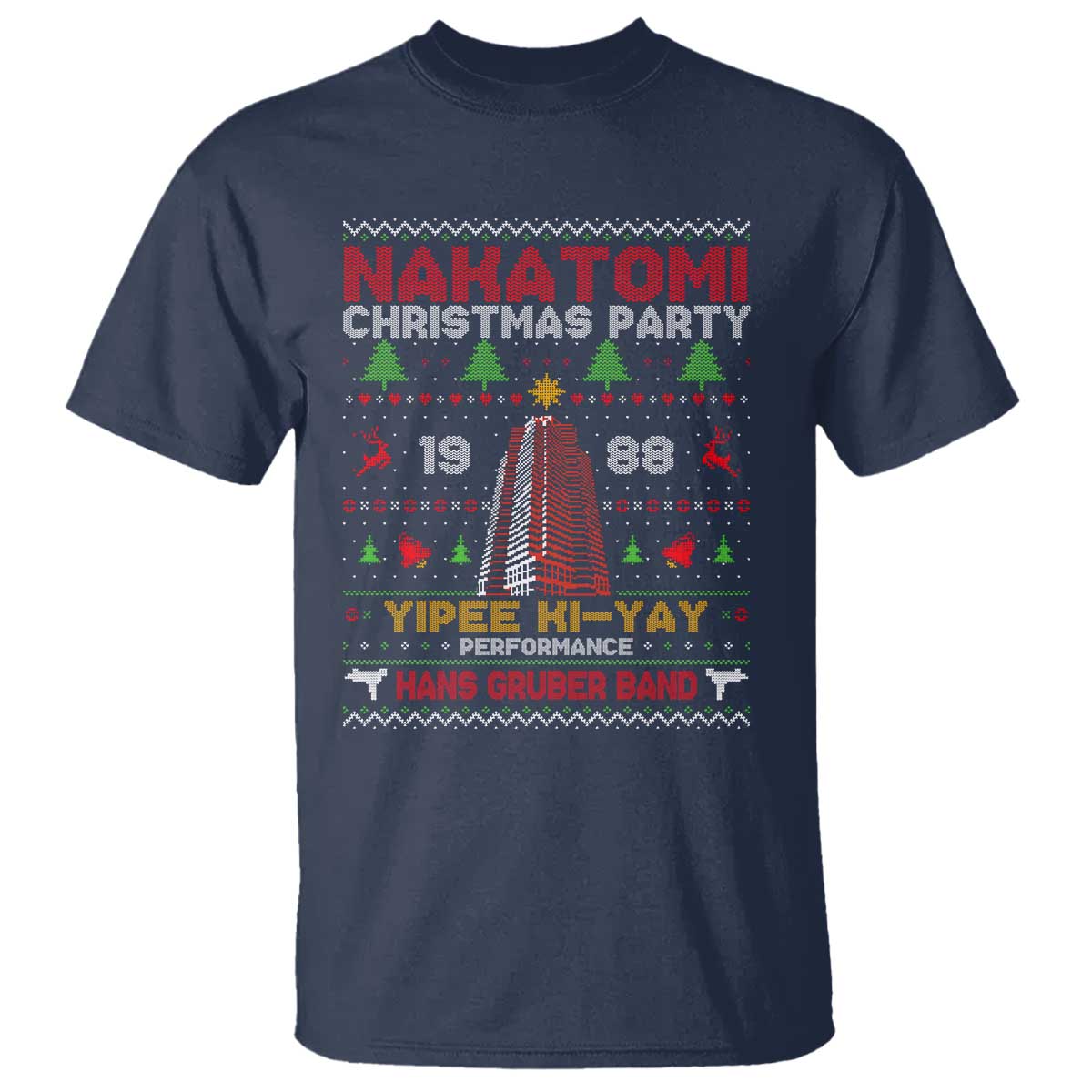 christmas-nakatomi-t-shirt-yipee-ki-yay-performance-hans-grubrer-band