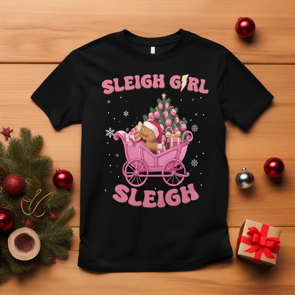 sleigh-girl-sleigh-christmas-groovy-gingerbread-man-xmas-holidays-t-shirt