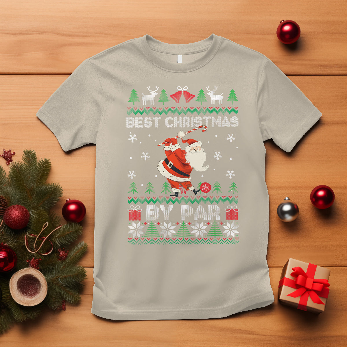 best-christmas-by-par-santa-claus-golfer-xmas-golf-t-shirt