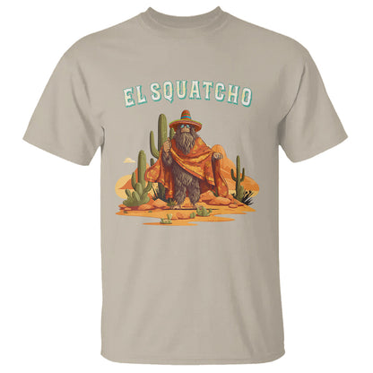 western-bigfoot-t-shirt-funny-el-squatcho-poncho-mexican