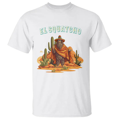 western-bigfoot-t-shirt-funny-el-squatcho-poncho-mexican