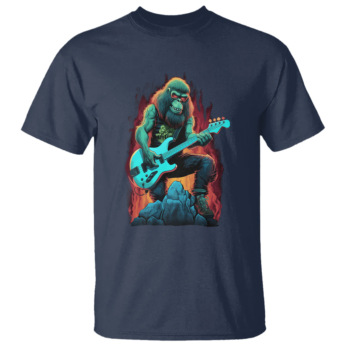 rocking-on-bigfoot-sasquatch-loves-rock-and-roll-t-shirt