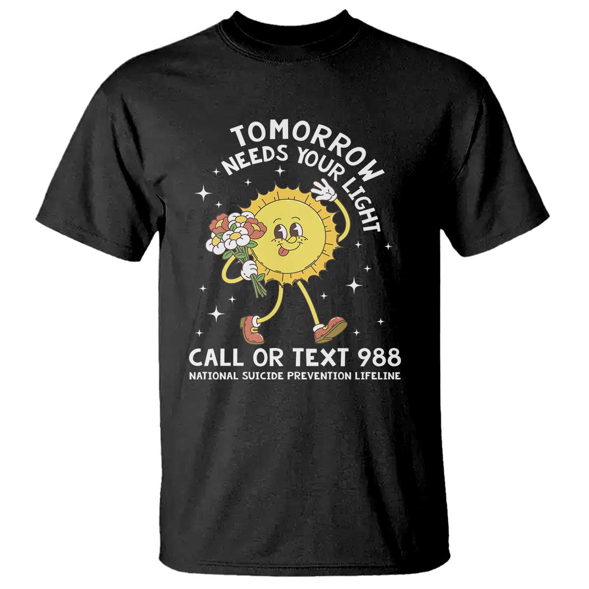 suicide-prevention-t-shirt-tomorrow-needs-your-light-call-or-text-988-groovy