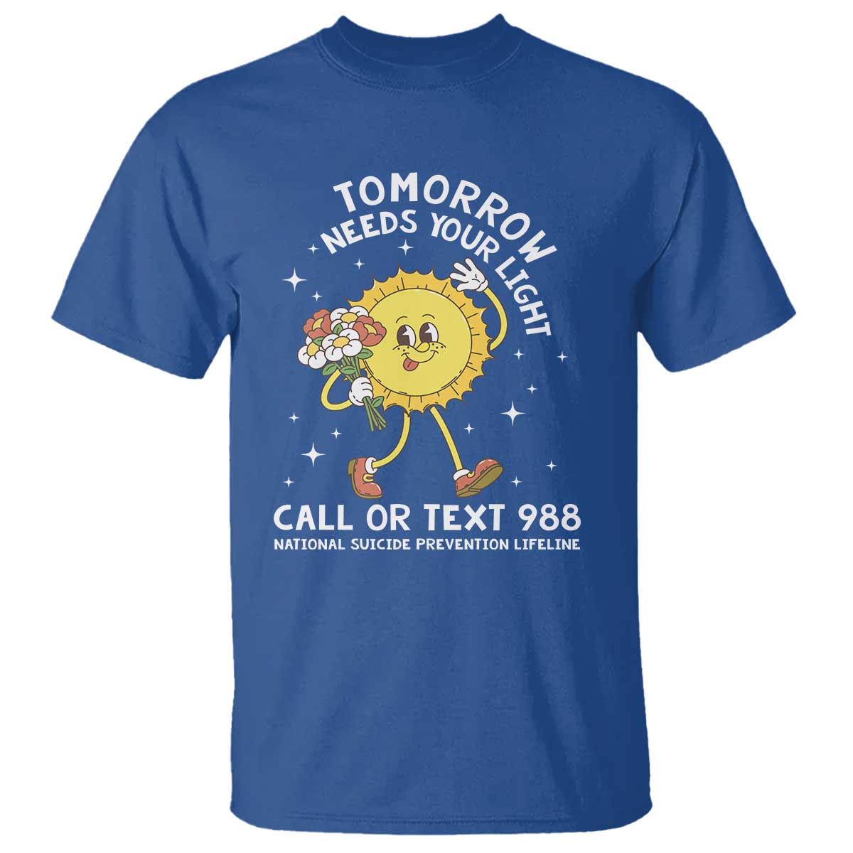 suicide-prevention-t-shirt-tomorrow-needs-your-light-call-or-text-988-groovy