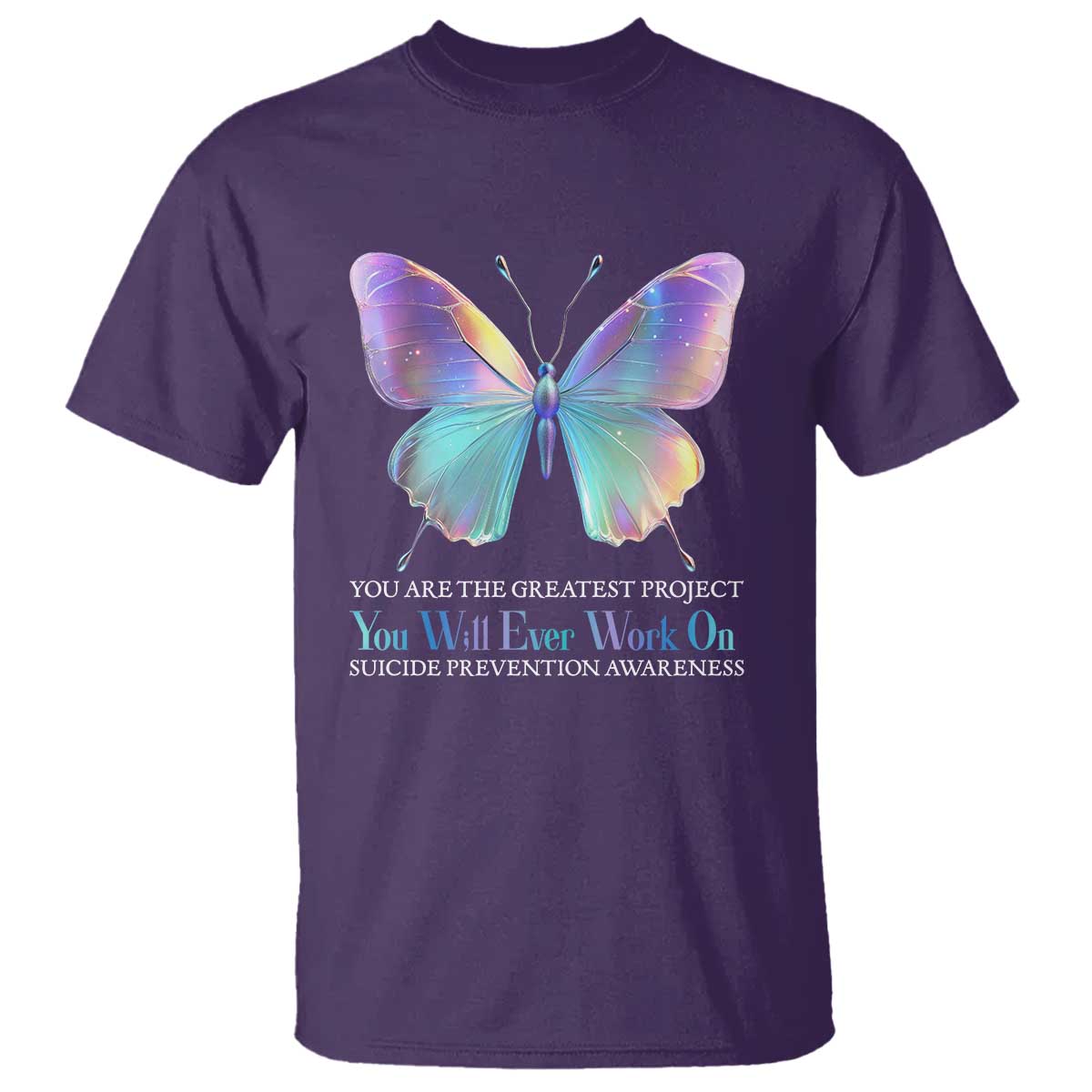 suicide-prevention-t-shirt-you-are-the-greatest-project-you-will-ever-work-on-butterfly