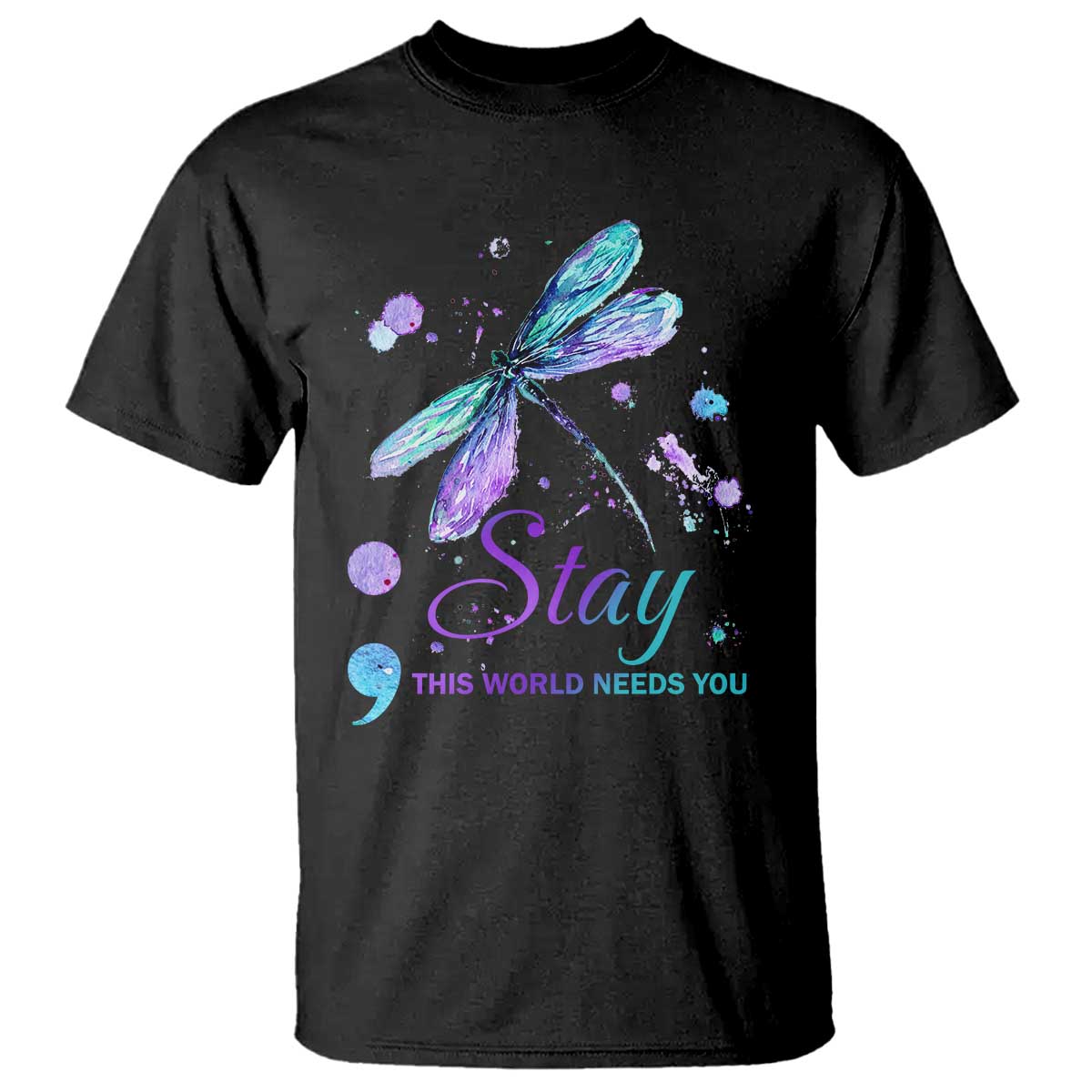 suicide-prevention-stay-t-shirt-this-world-needs-you-semicolon-dragonflies