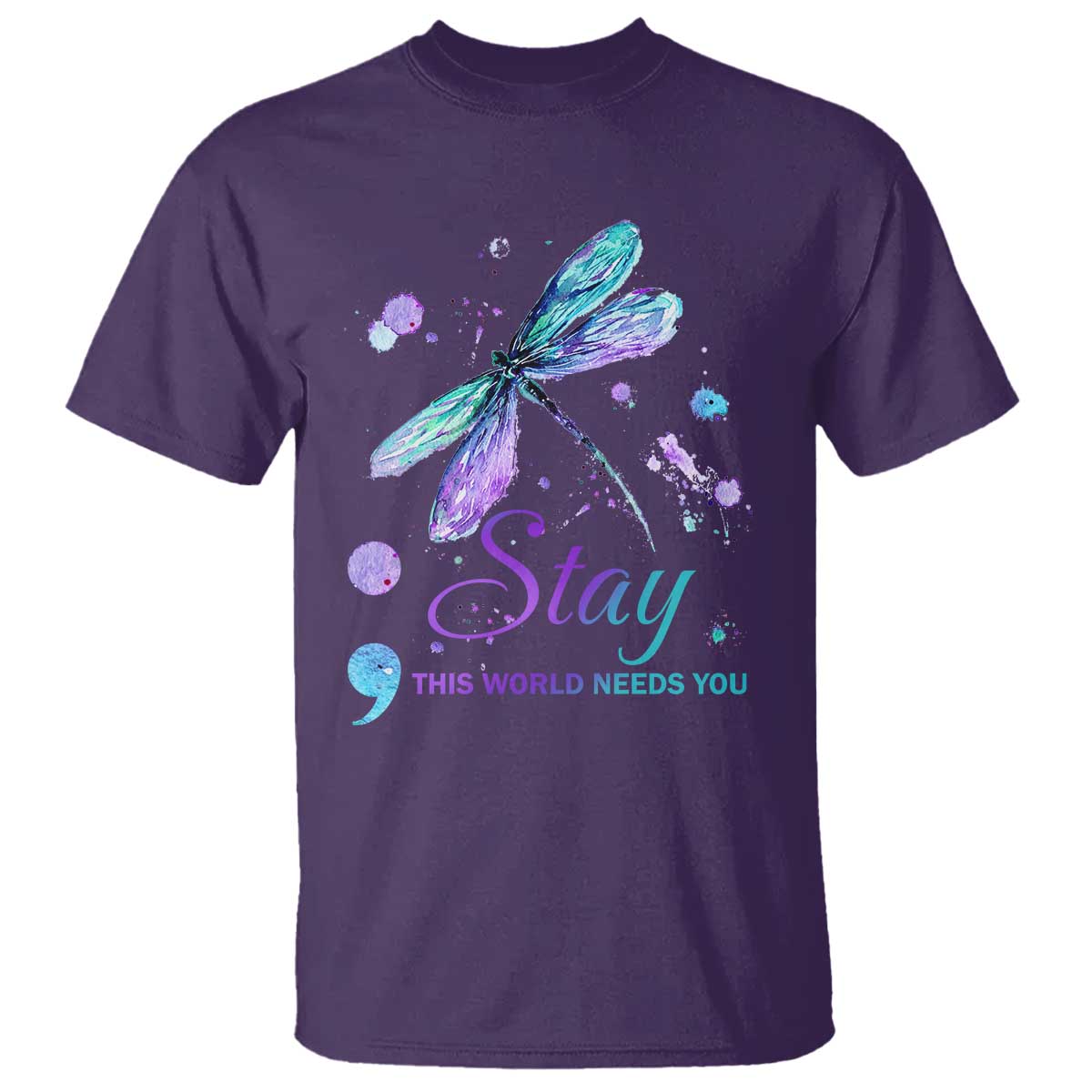 suicide-prevention-stay-t-shirt-this-world-needs-you-semicolon-dragonflies