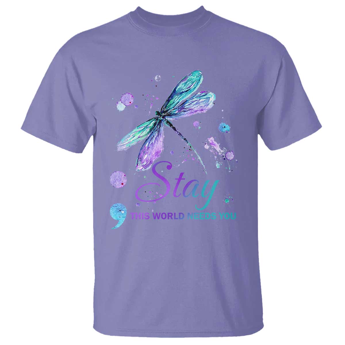suicide-prevention-stay-t-shirt-this-world-needs-you-semicolon-dragonflies