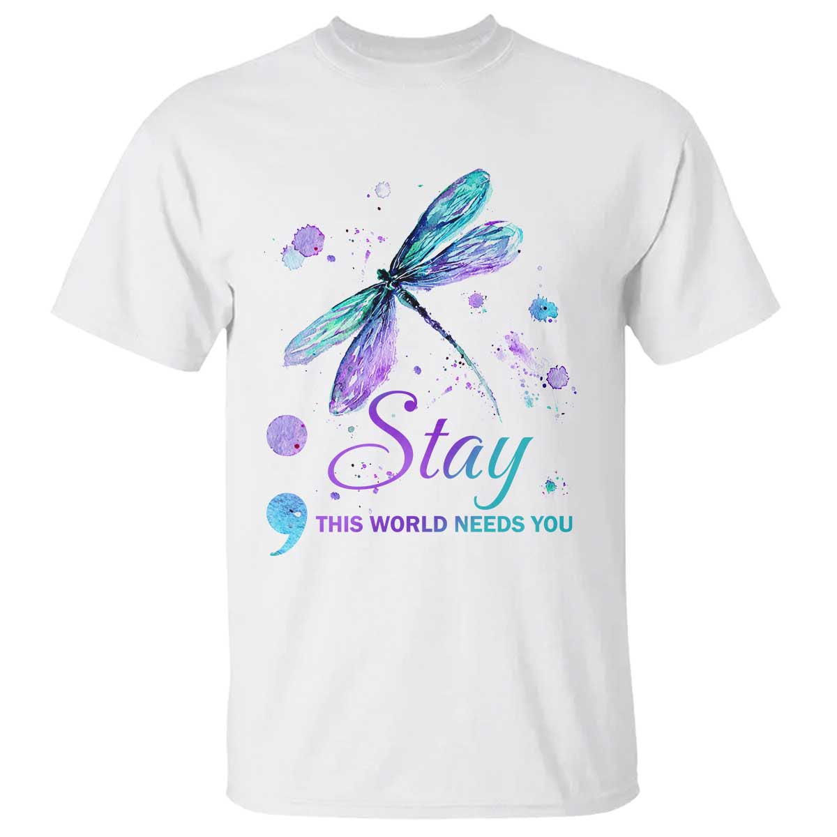 suicide-prevention-stay-t-shirt-this-world-needs-you-semicolon-dragonflies