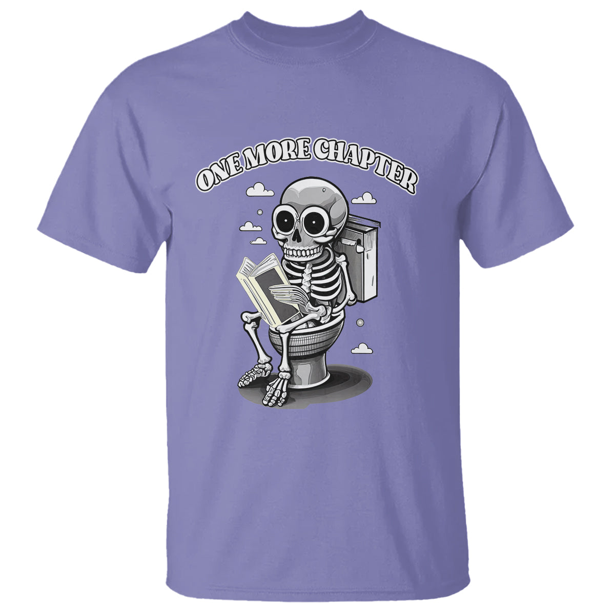 book-lover-t-shirt-one-more-chapter-bookaholic-skeleton