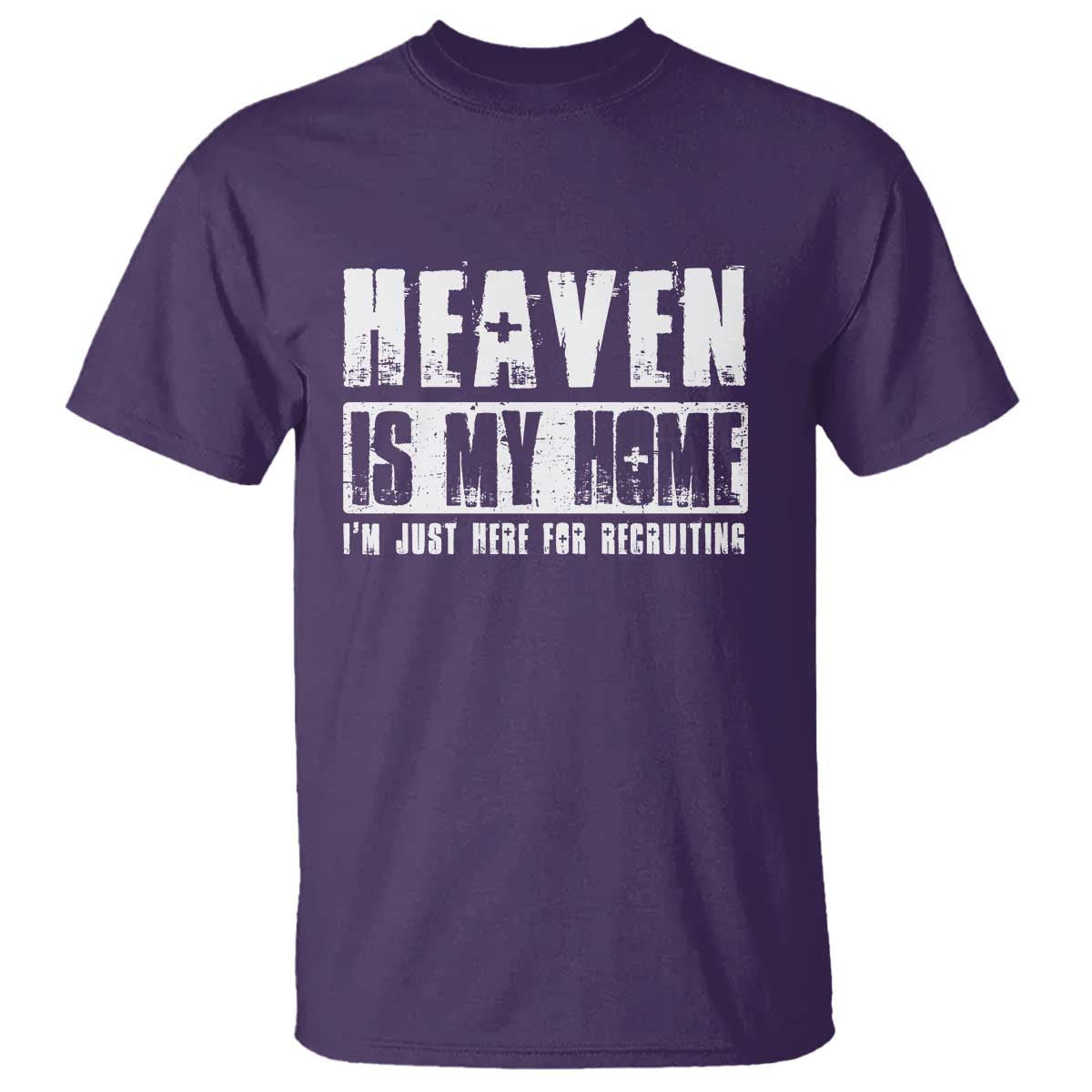 funny-christian-t-shirt-heaven-is-my-home-religious-jesus