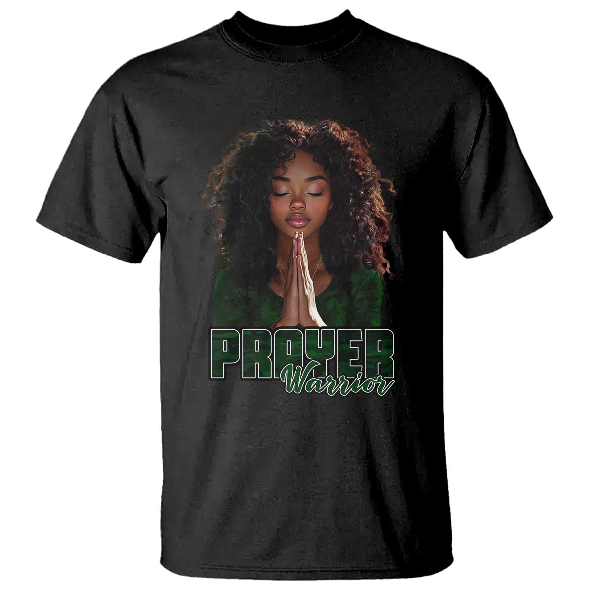 prayer-warrior-t-shirt-camo-black-woman-christian-pray