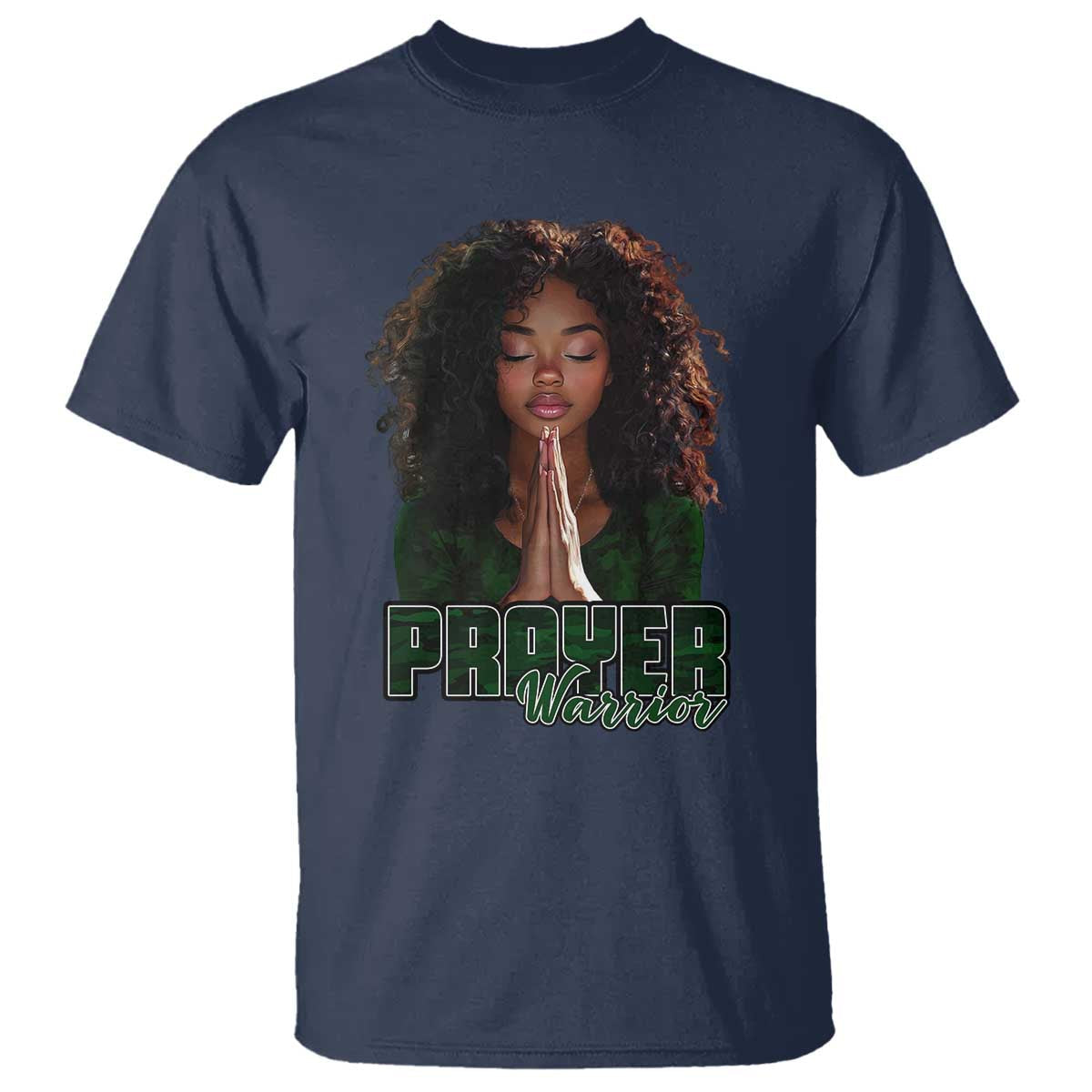 prayer-warrior-t-shirt-camo-black-woman-christian-pray