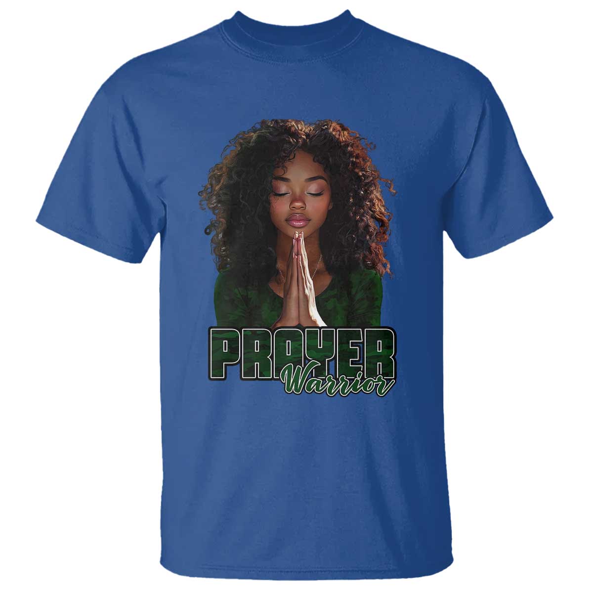 prayer-warrior-t-shirt-camo-black-woman-christian-pray