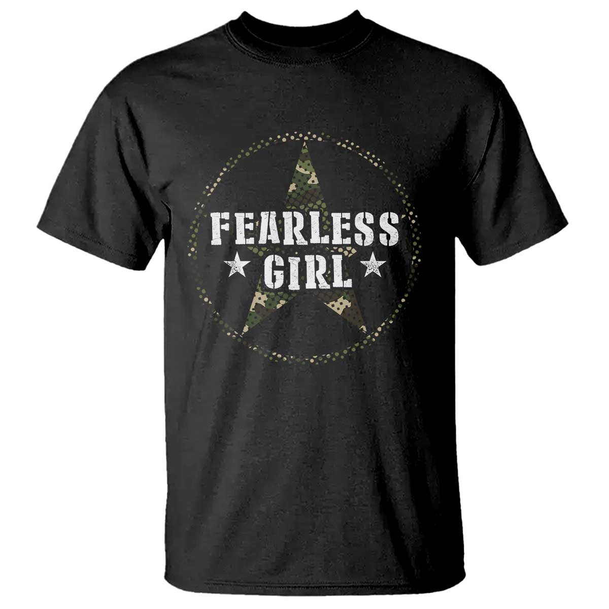 fearless-girl-camouflage-t-shirt