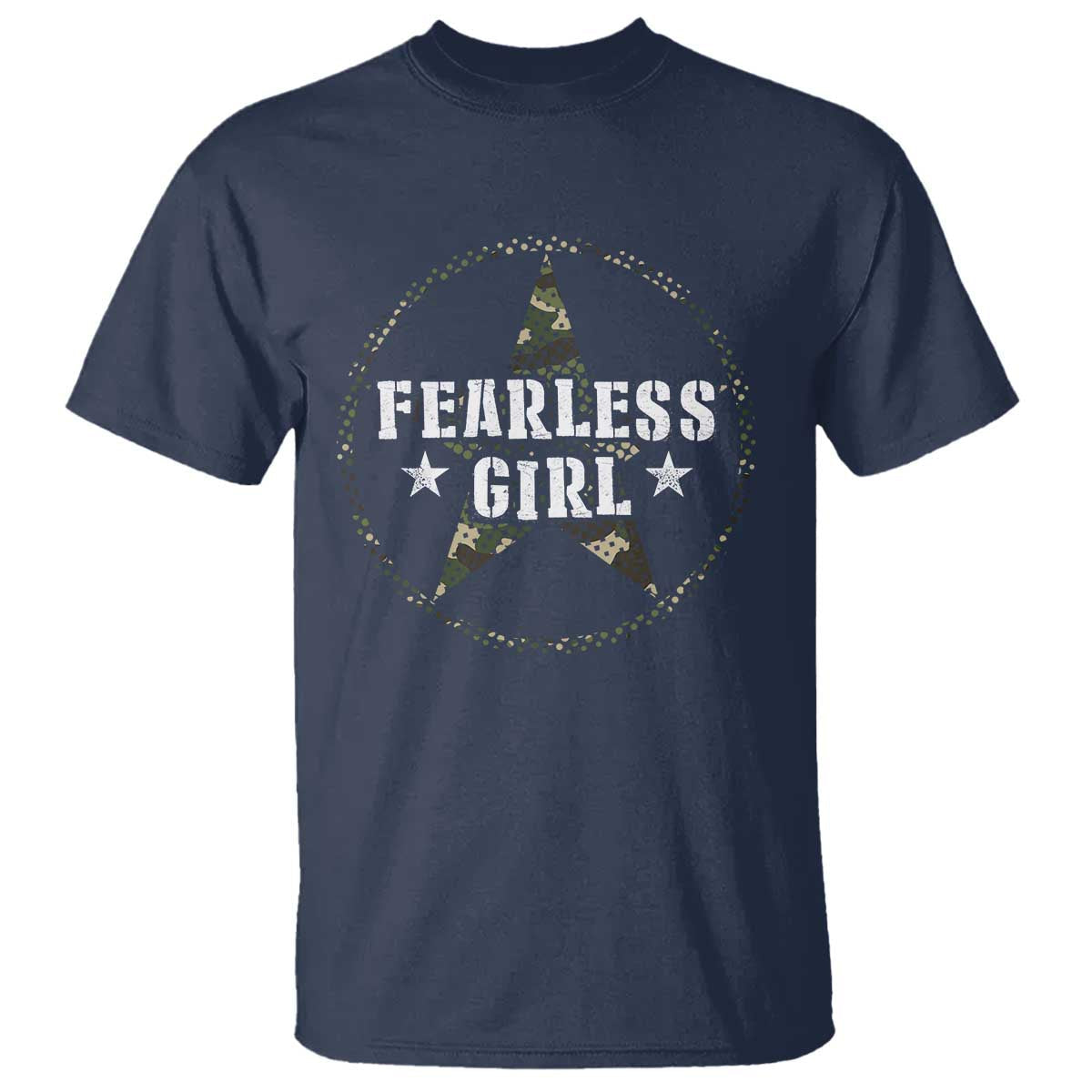fearless-girl-camouflage-t-shirt