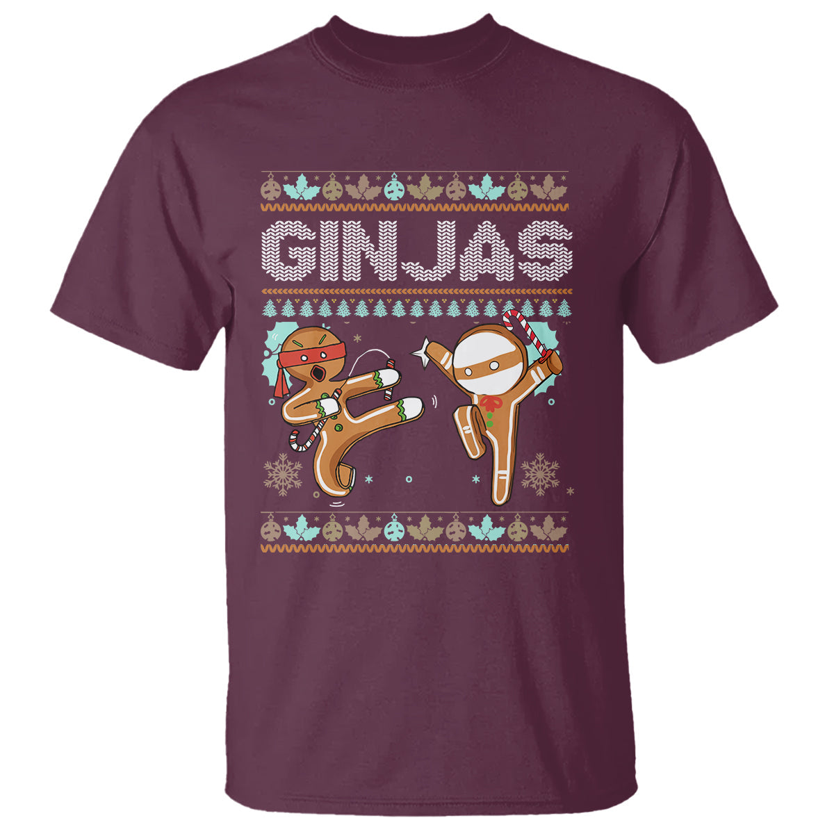 ginjas-gingerbread-ninjas-funny-christmas-t-shirt