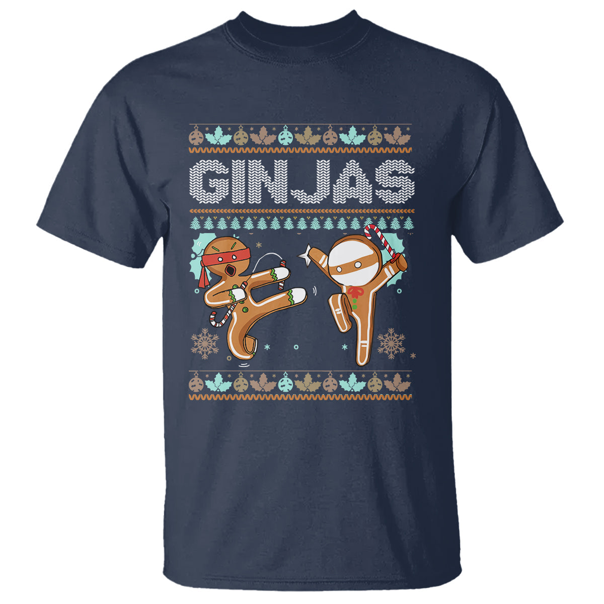 ginjas-gingerbread-ninjas-funny-christmas-t-shirt