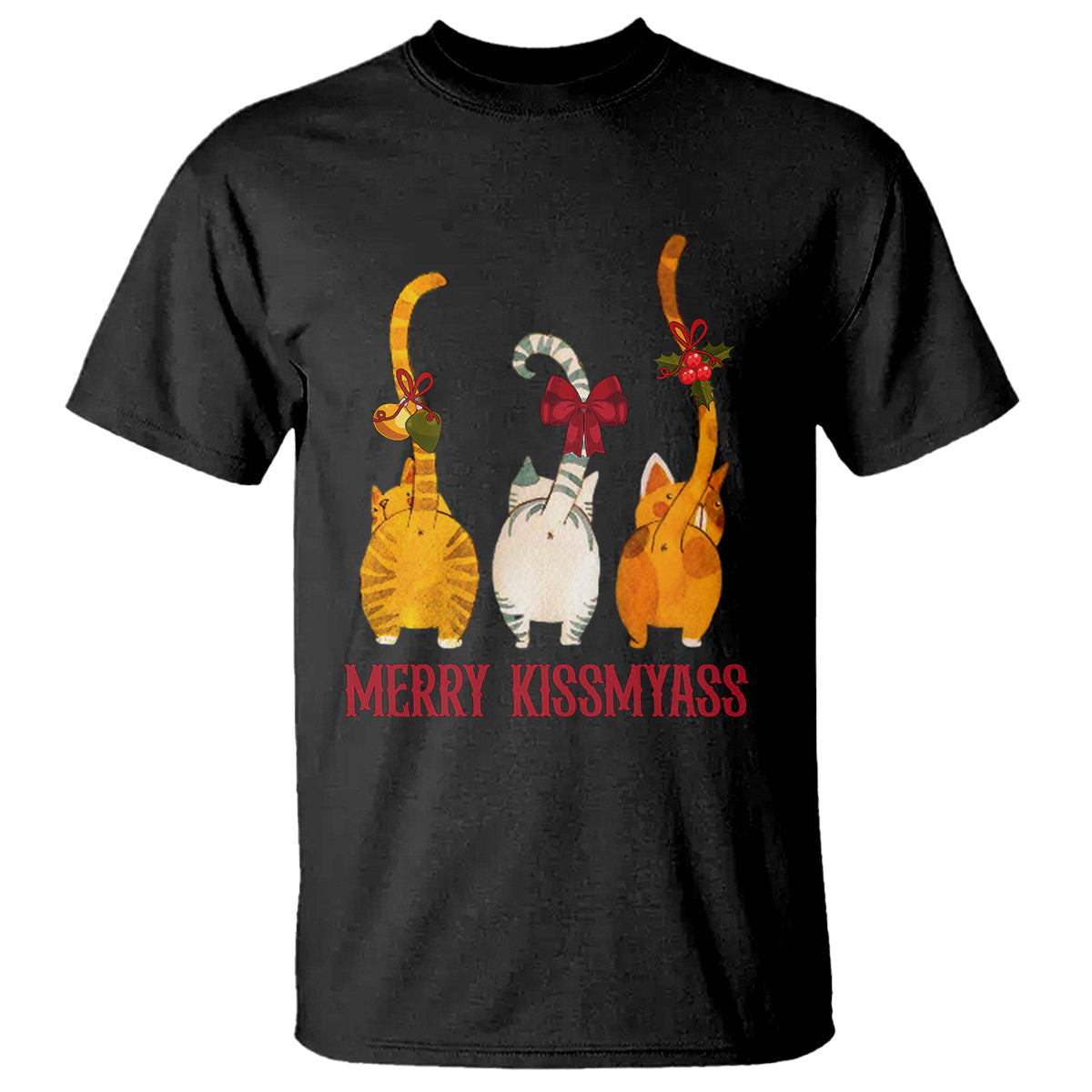 merry-kissmyass-funny-cat-christmas-t-shirt