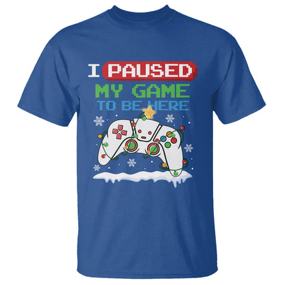 christmas-gamer-i-paused-my-game-to-be-here-t-shirt
