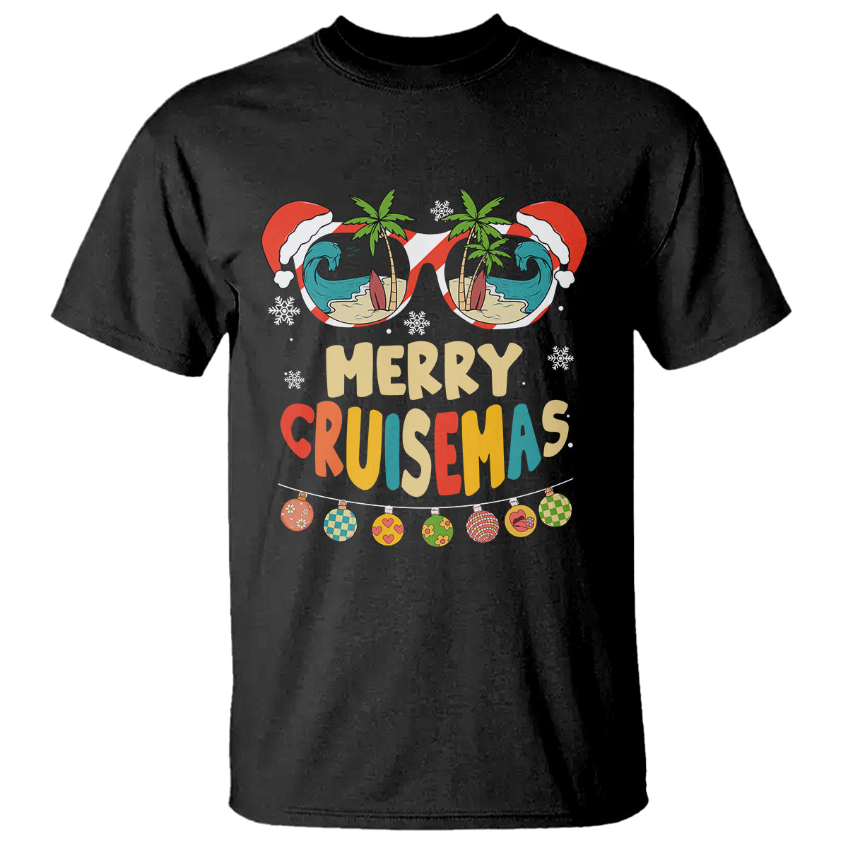 merry-cruisemas-hawaiian-christmas-palm-tree-sunglass-t-shirt