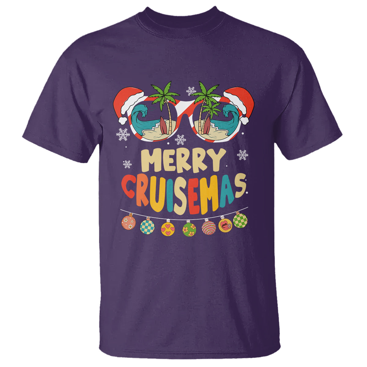 merry-cruisemas-hawaiian-christmas-palm-tree-sunglass-t-shirt