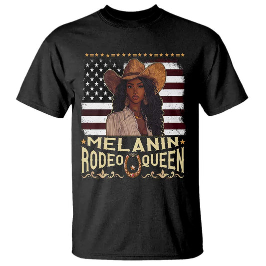 black-cowgirl-t-shirt-melanin-rodeo-queen-african-american