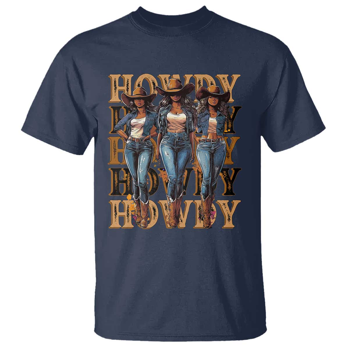 black-cowgirl-t-shirt-howdy-melanin-rodeo-queen