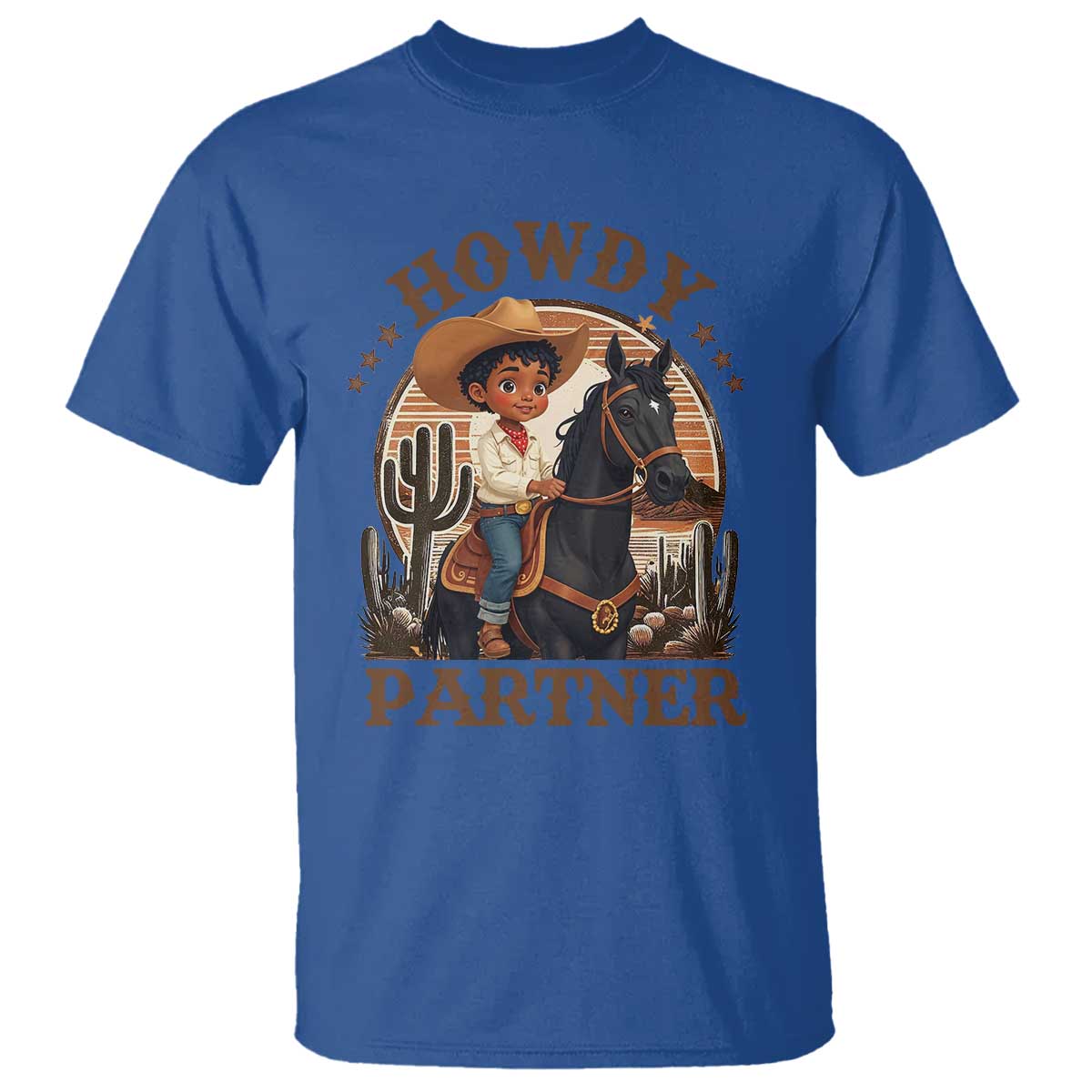 black-cowboy-t-shirt-howdy-partner-black-history-month