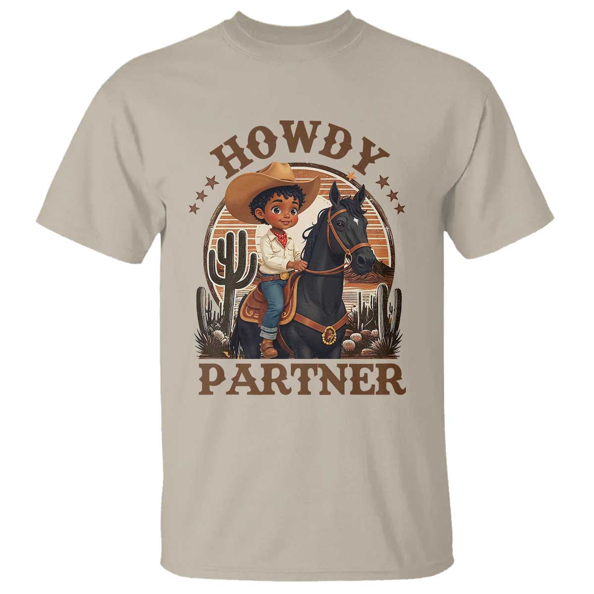 black-cowboy-t-shirt-howdy-partner-black-history-month