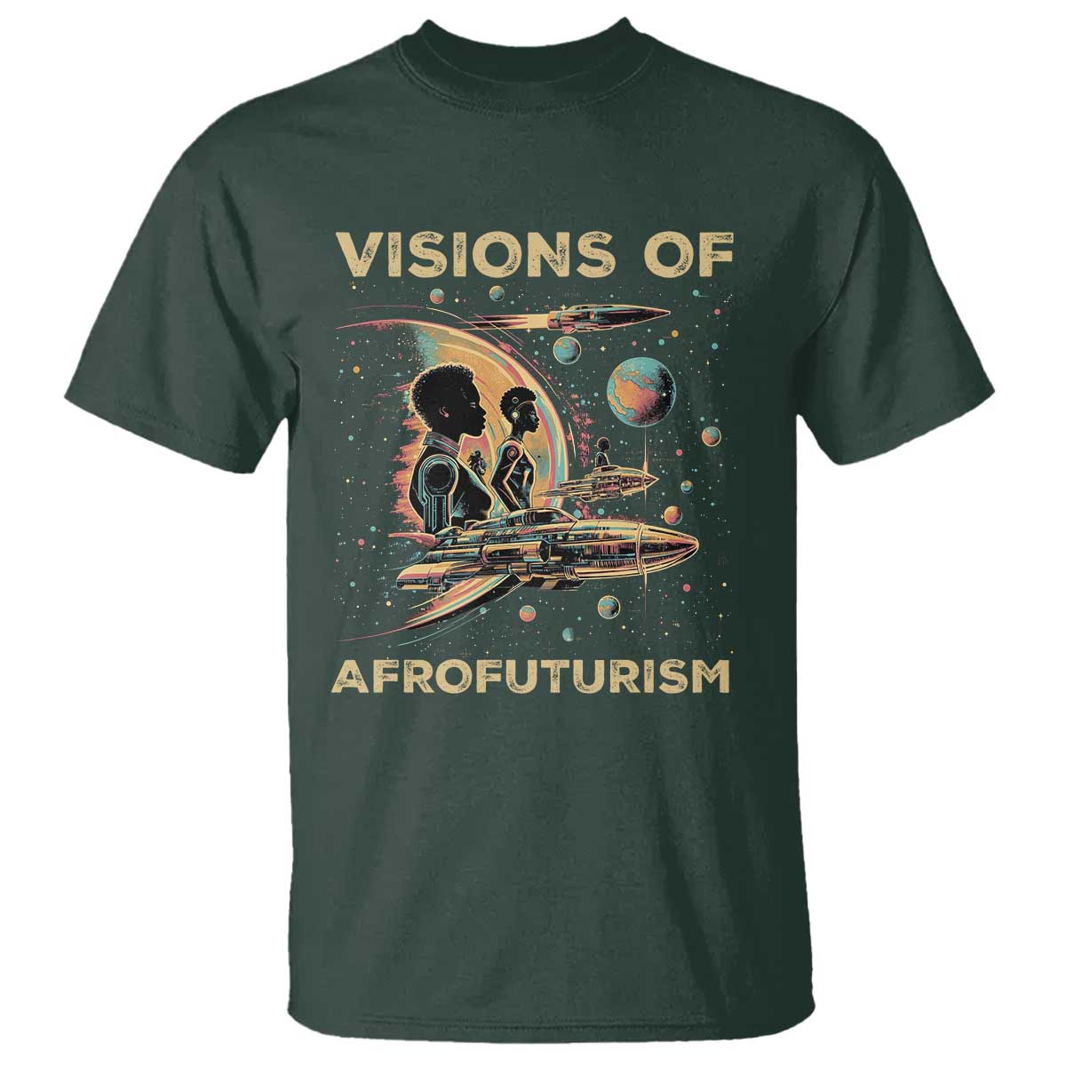 visions-of-afrofuturism-african-american-t-shirt-black-history-and-future