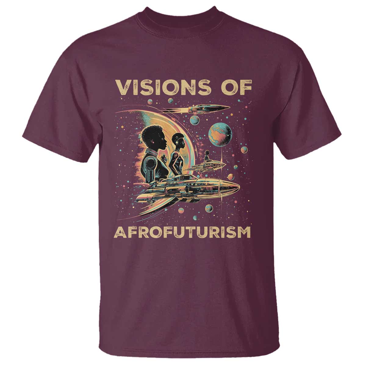 visions-of-afrofuturism-african-american-t-shirt-black-history-and-future