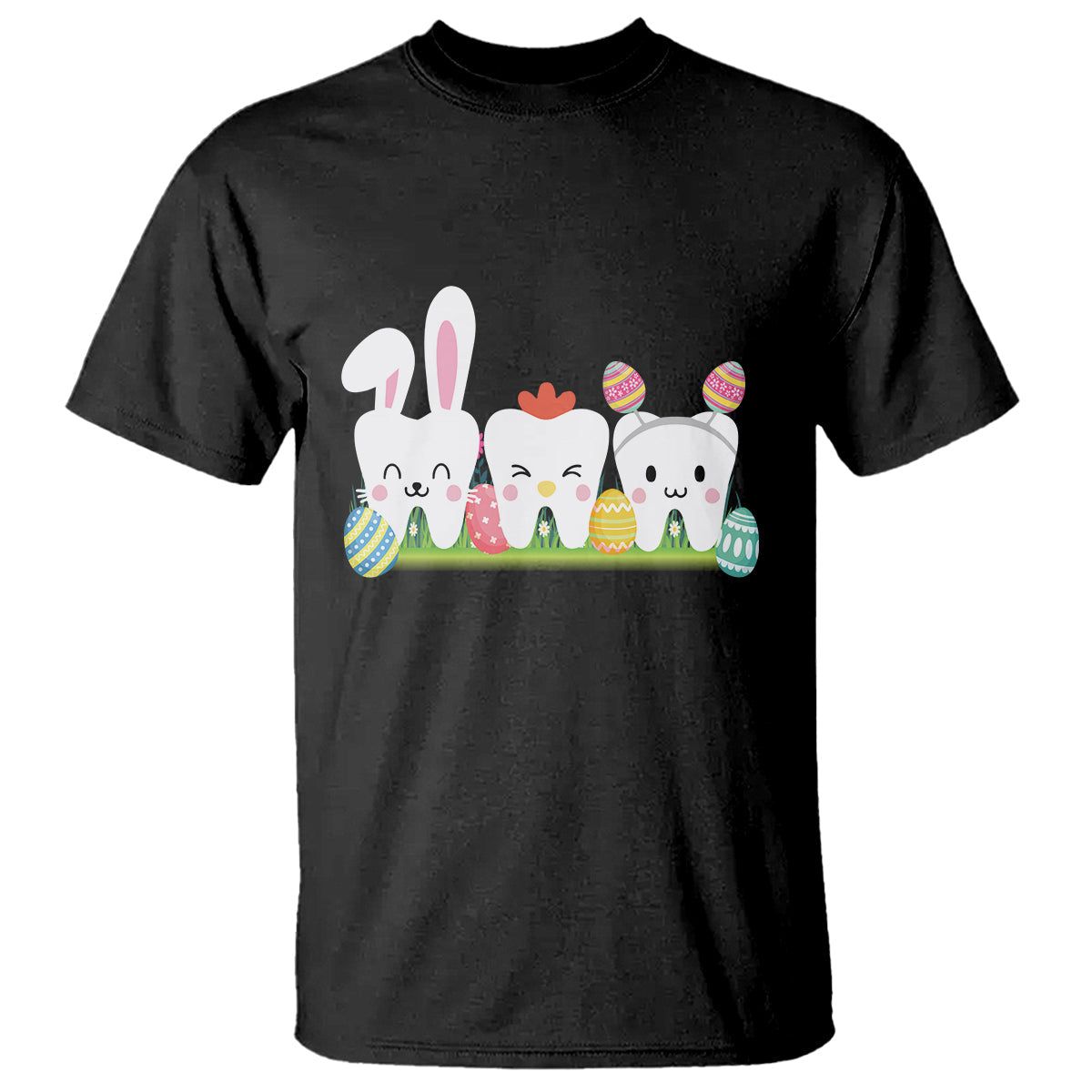 easter-day-t-shirt-funny-tooth-glasses-dental-dentist