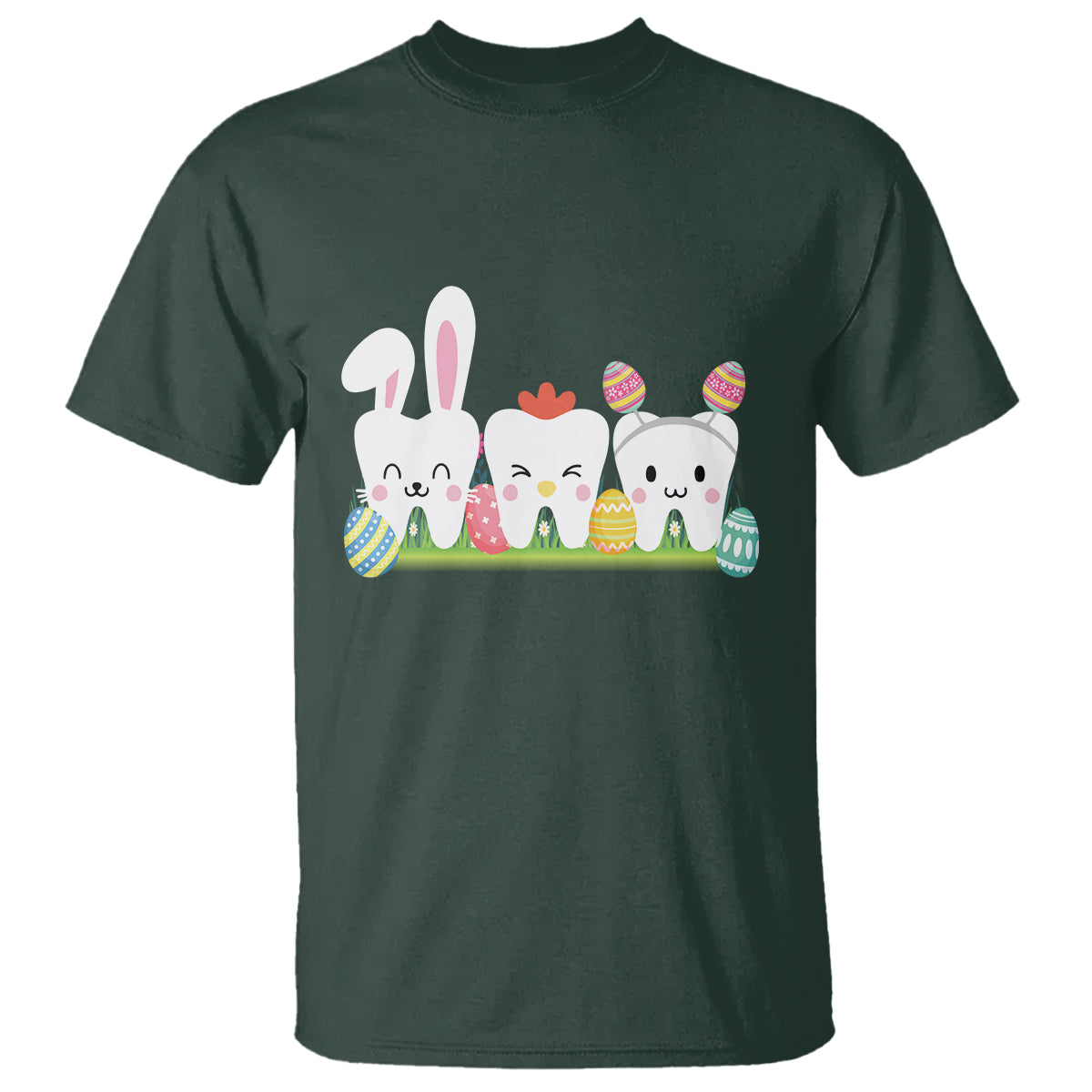 easter-day-t-shirt-funny-tooth-glasses-dental-dentist