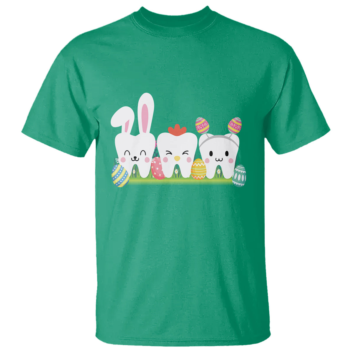 easter-day-t-shirt-funny-tooth-glasses-dental-dentist