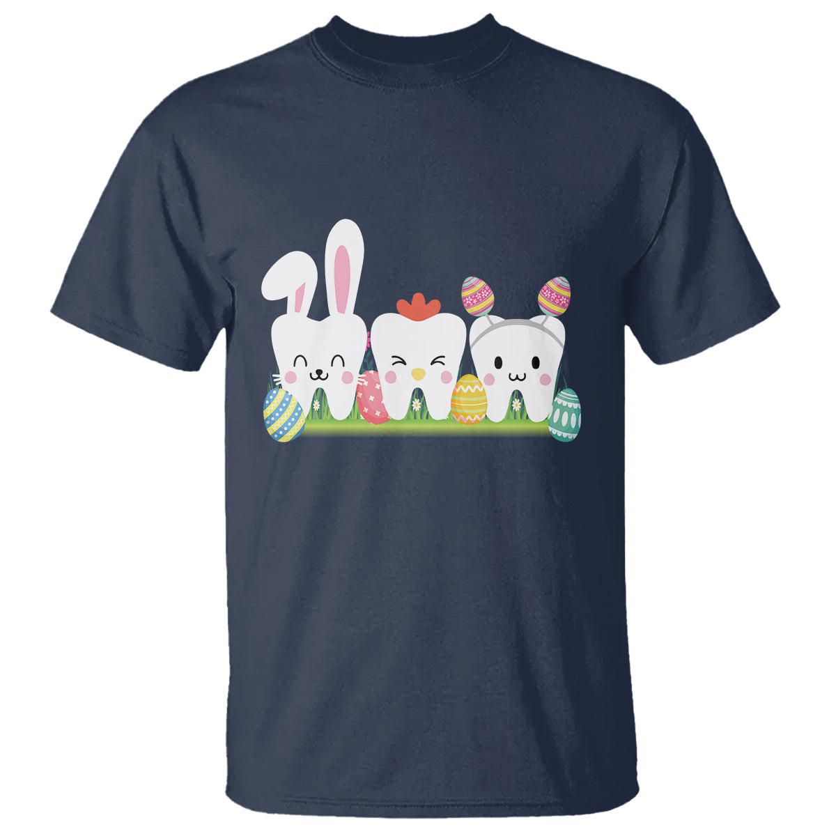 easter-day-t-shirt-funny-tooth-glasses-dental-dentist