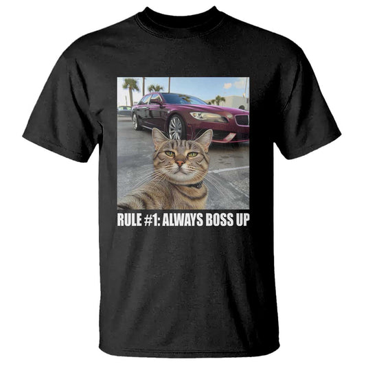 funny-cat-meme-t-shirt-rule-no1-always-boss-up