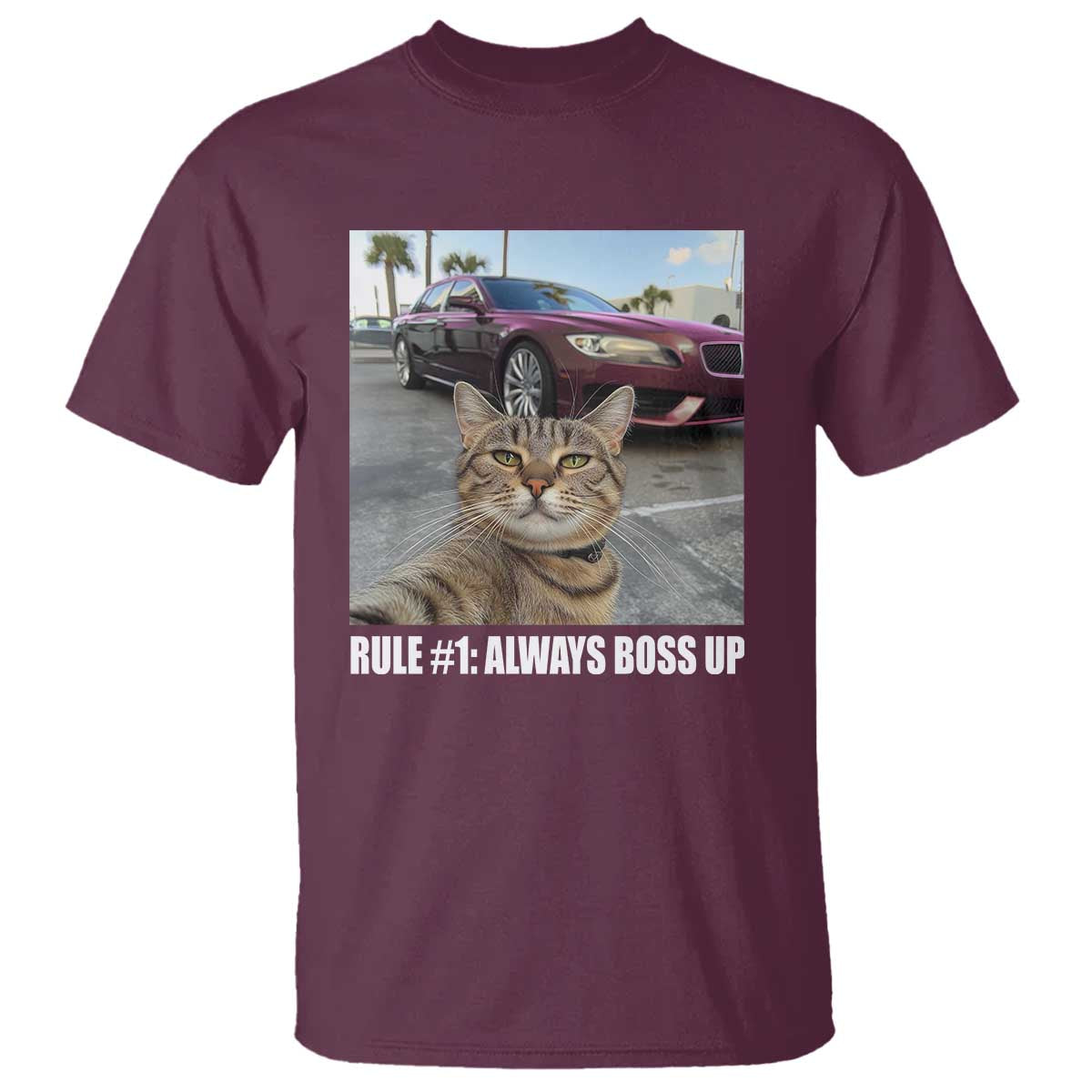 funny-cat-meme-t-shirt-rule-no1-always-boss-up
