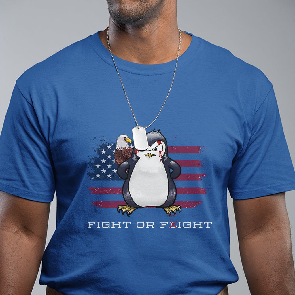 fight-or-flight-meme-cool-penguin-pun-patriotic-us-flag-t-shirt