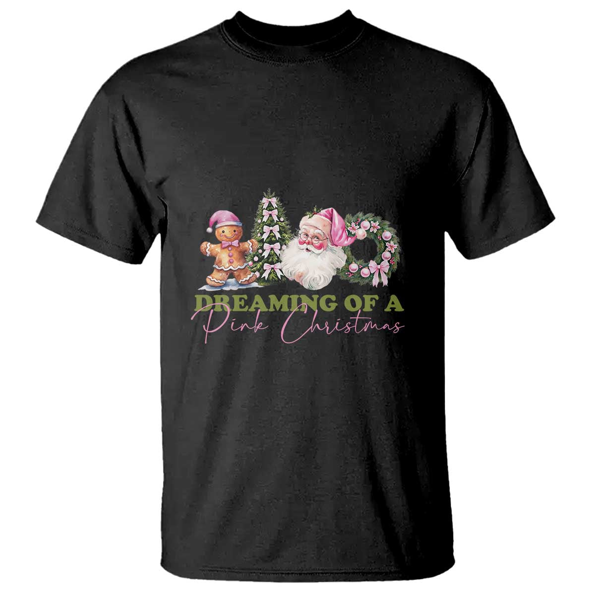 dreaming-of-a-pink-christmas-t-shirt