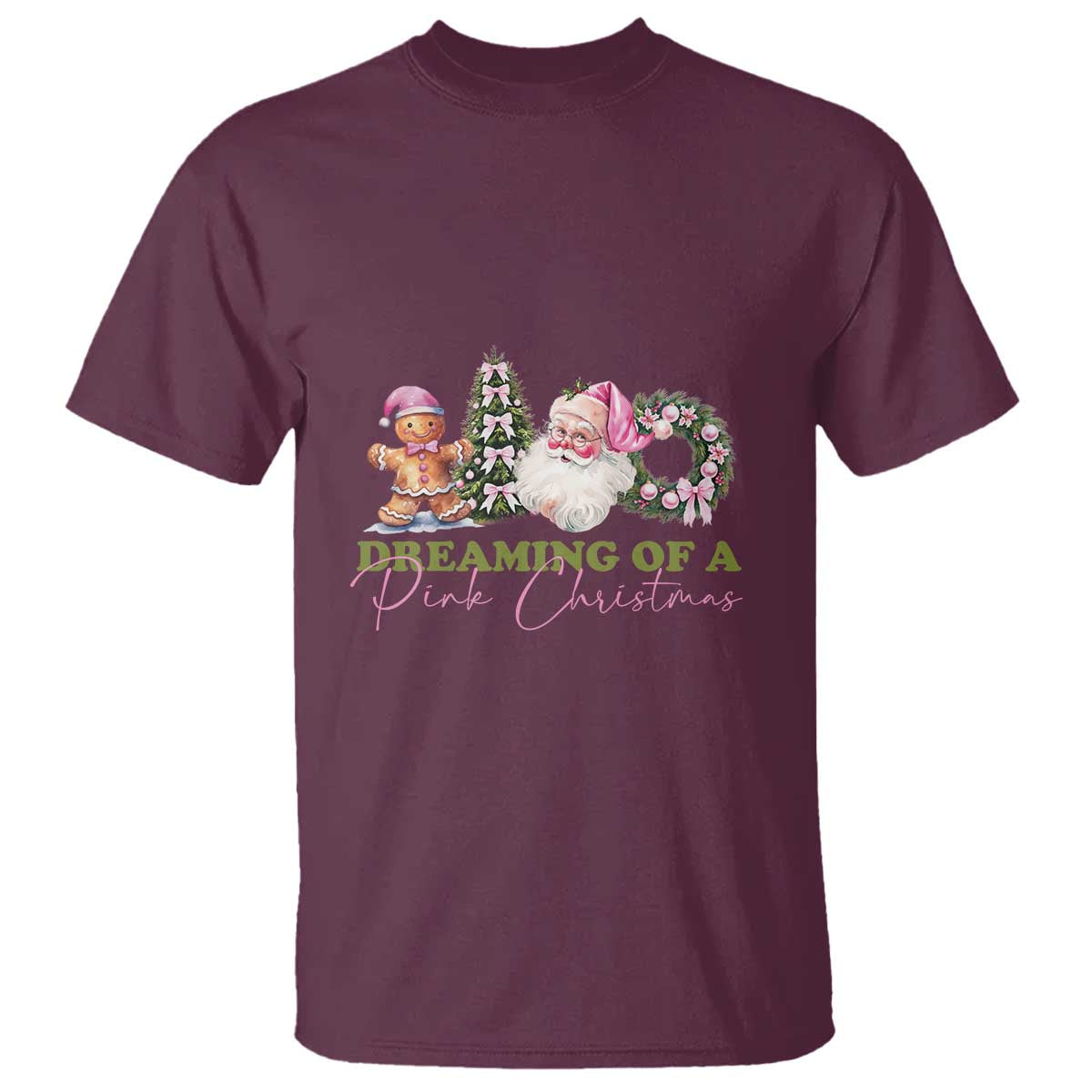 dreaming-of-a-pink-christmas-t-shirt