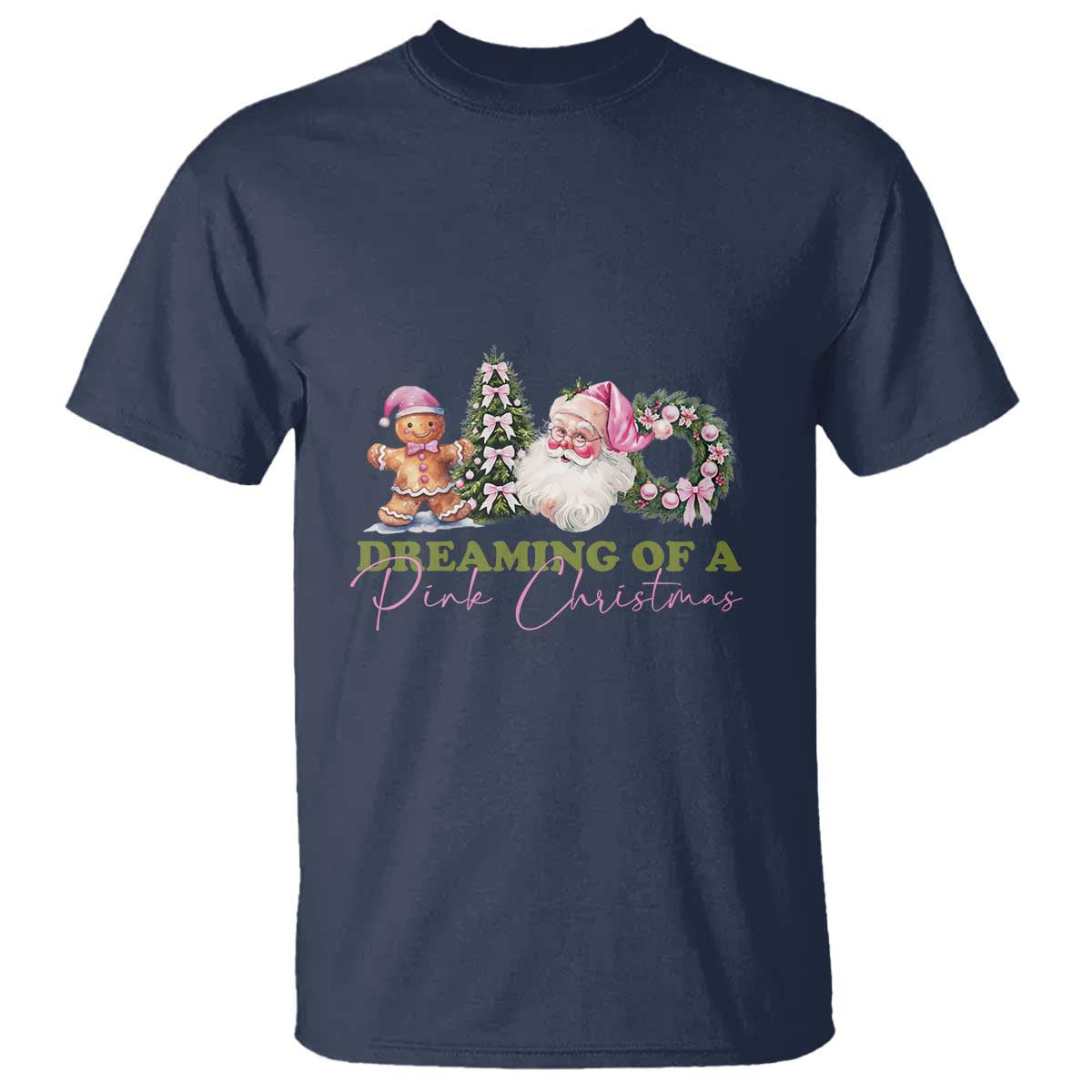dreaming-of-a-pink-christmas-t-shirt