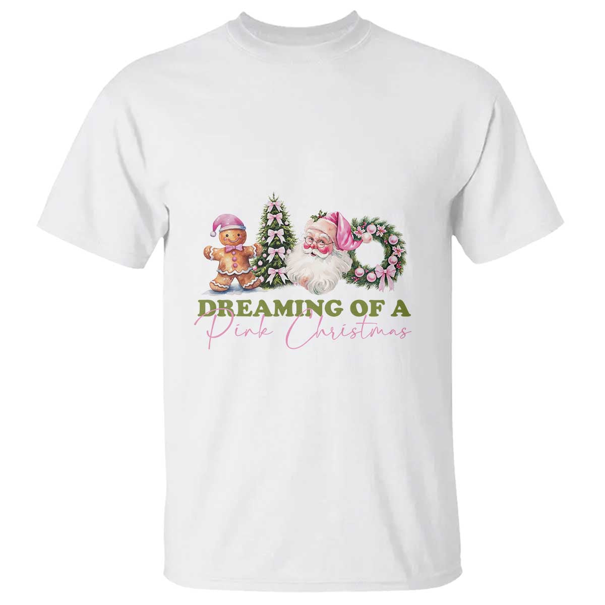 dreaming-of-a-pink-christmas-t-shirt