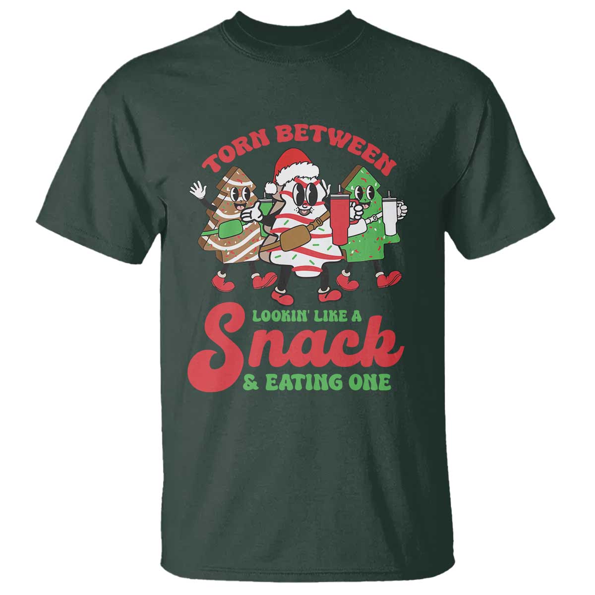 funny-christmas-cake-t-shirt-torn-between-looking-like-a-snack