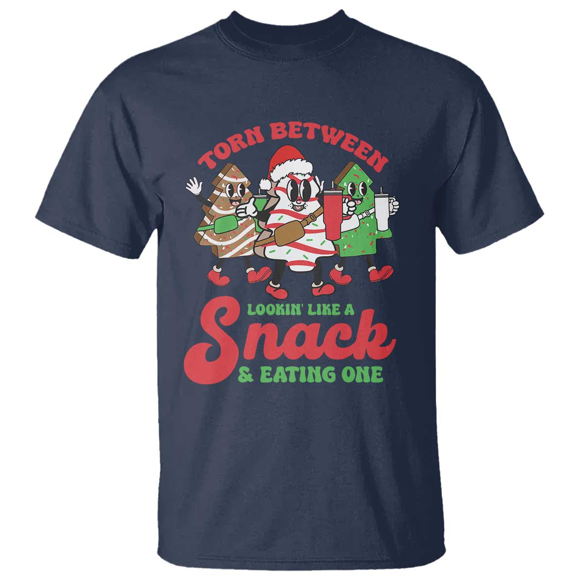 funny-christmas-cake-t-shirt-torn-between-looking-like-a-snack