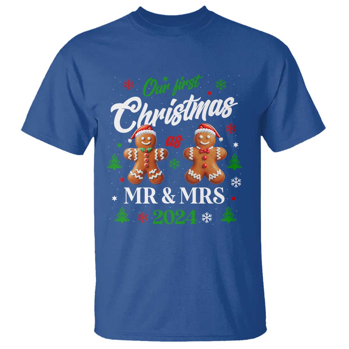 our-first-christmas-as-mr-mrs-2024-t-shirt-cute-gingerbread-couple