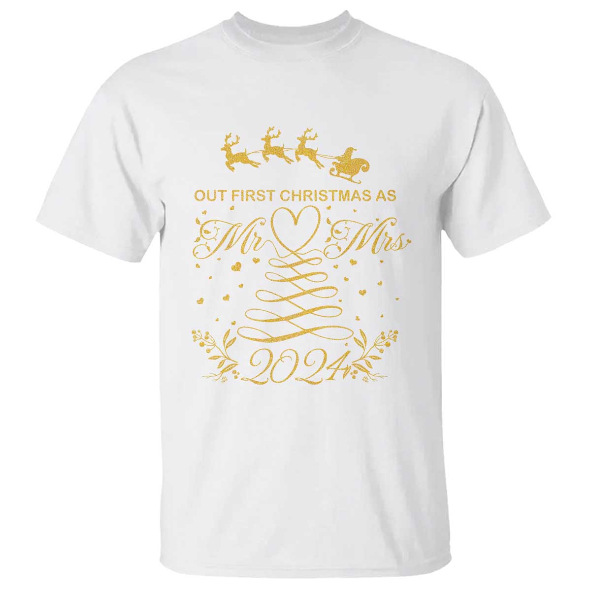 our-first-christmas-as-mr-mrs-2024-matching-couple-t-shirt