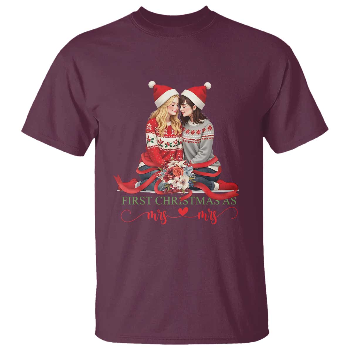 our-first-christmas-as-mrs-mrs-t-shirt-lgbt-les-couple-xmas